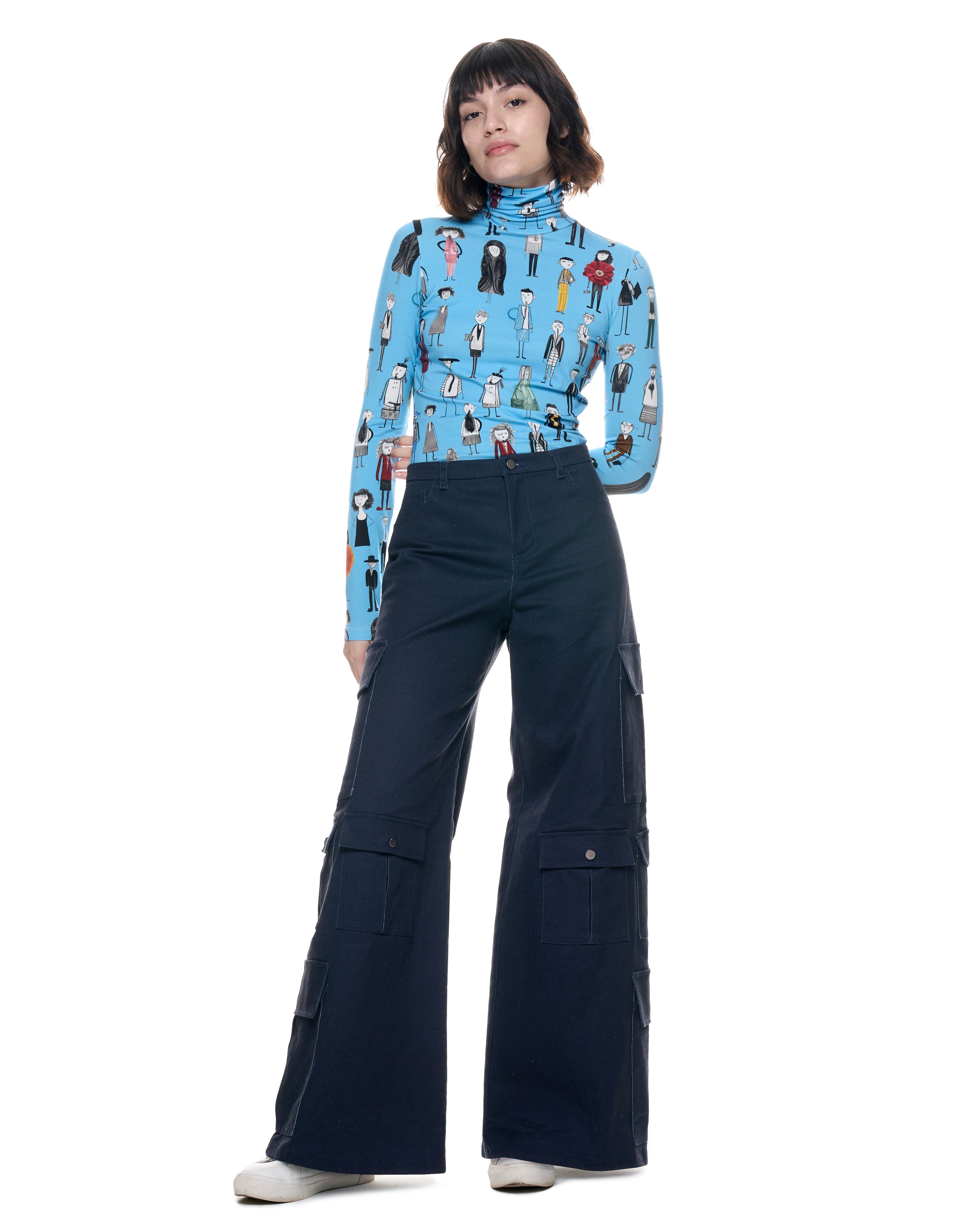 Kia Cargo Pant | Speckled Stone Blue