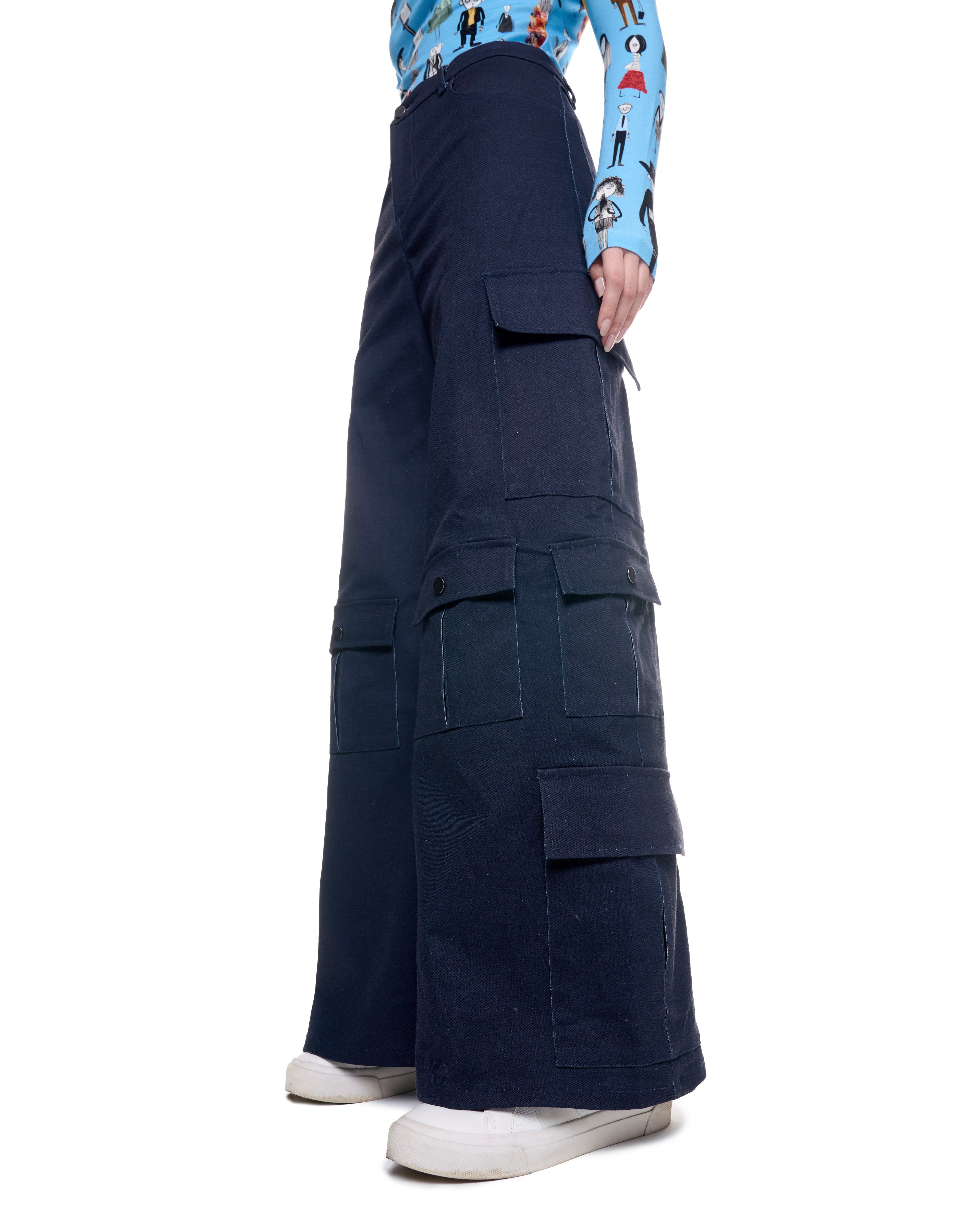 Kia Cargo Pant | Speckled Stone Blue