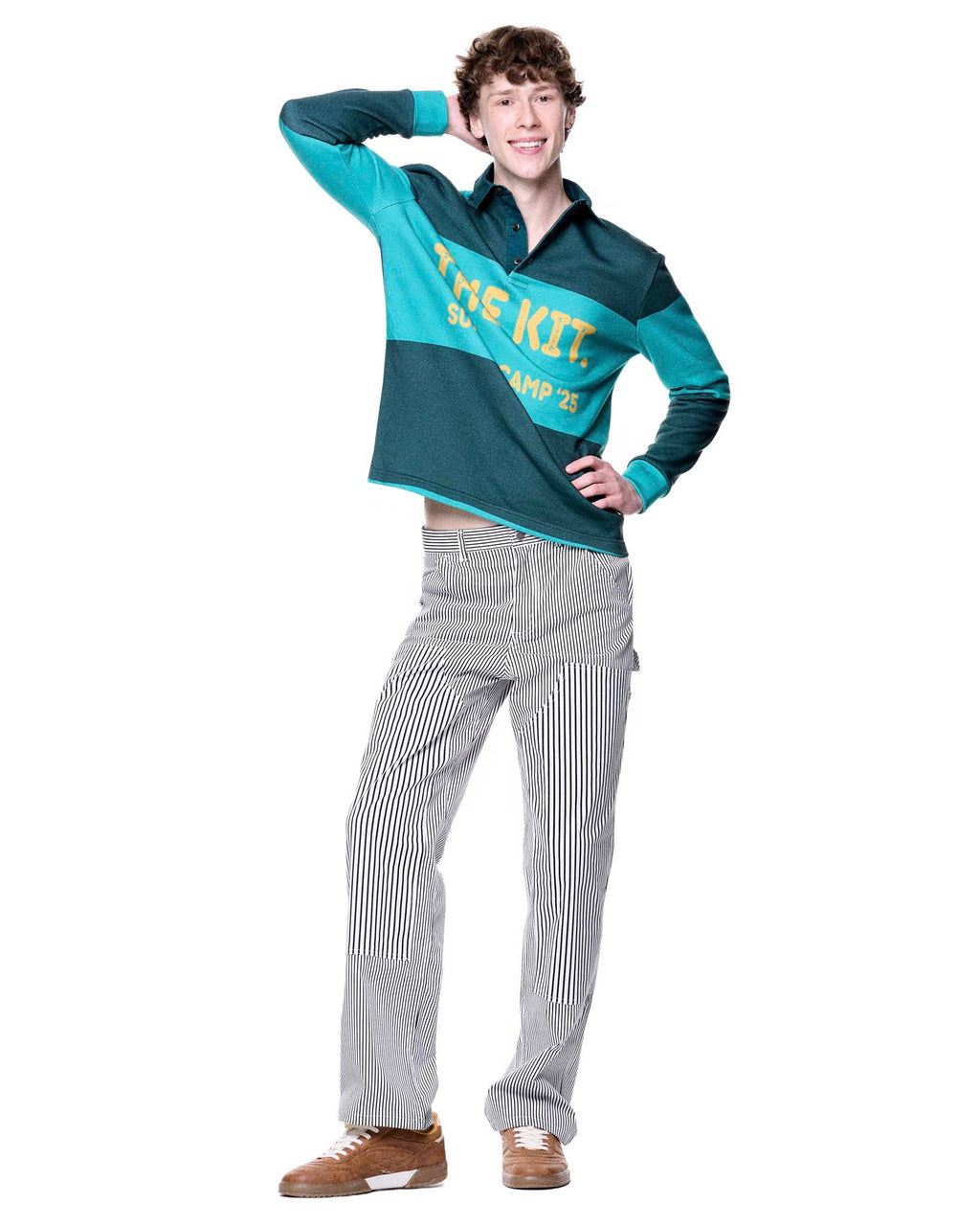 Utility Trouser | Nautical Stripe