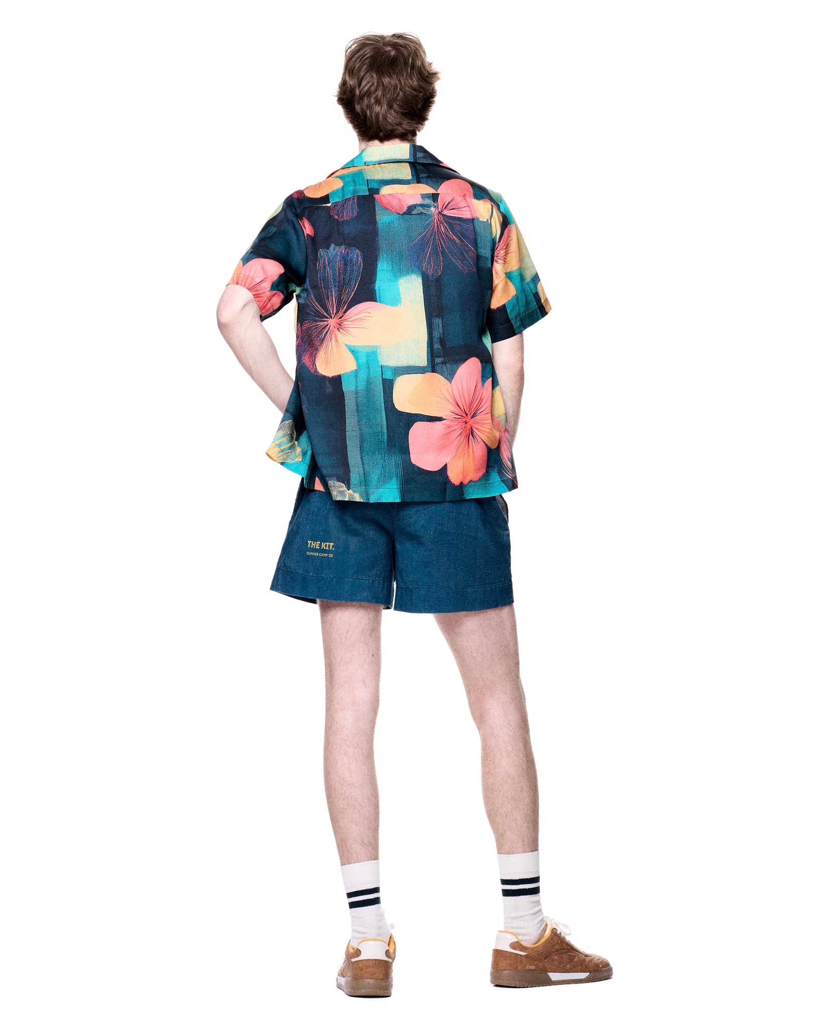 Daniel Camp Shirt | Floral Camp Plaid