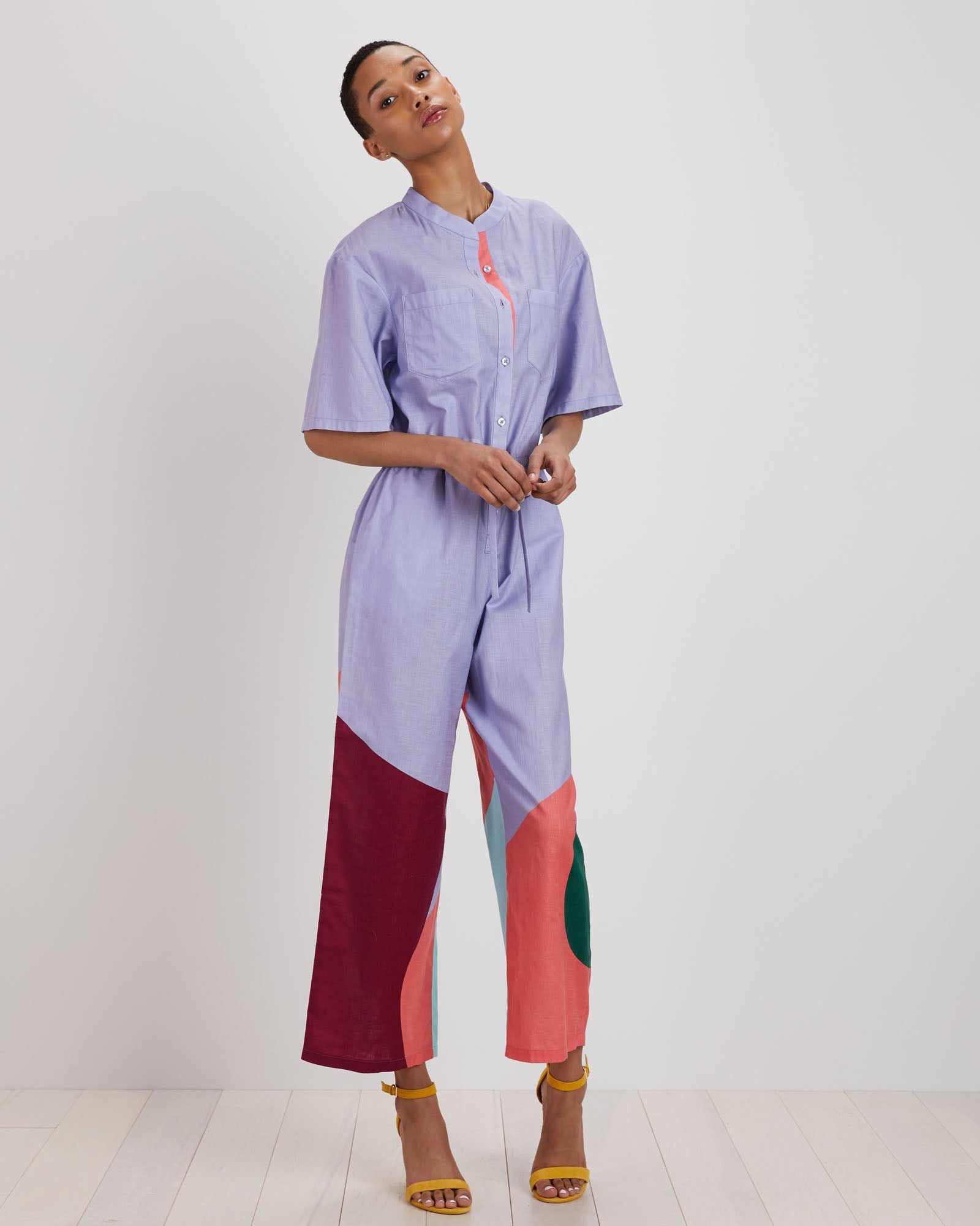 Issa Jumpsuit | Lilac Cut Paper