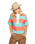 Rugby Shirt | Cotton Candy Stripe