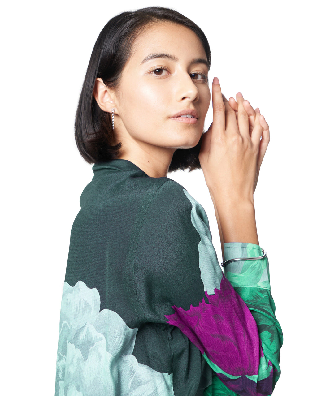 Zoe Shirt | Evergreen Iris