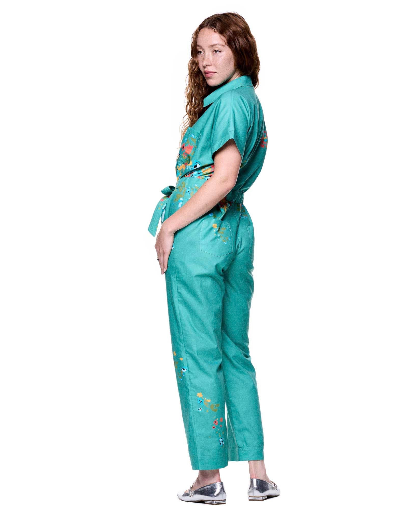 Dottie Jumpsuit | Jade Morning Blooms