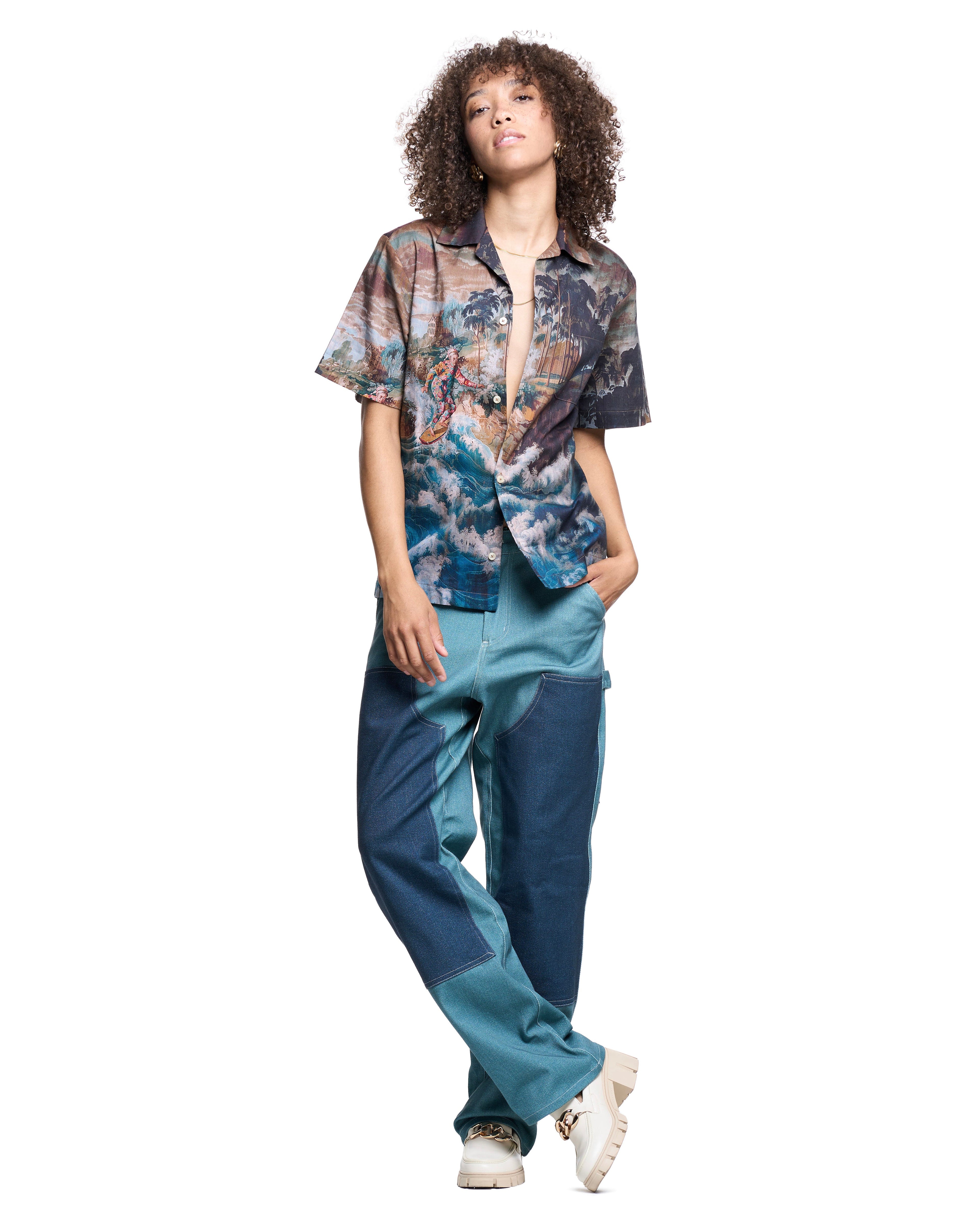 Daniel Camp Shirt | Blue Surfer