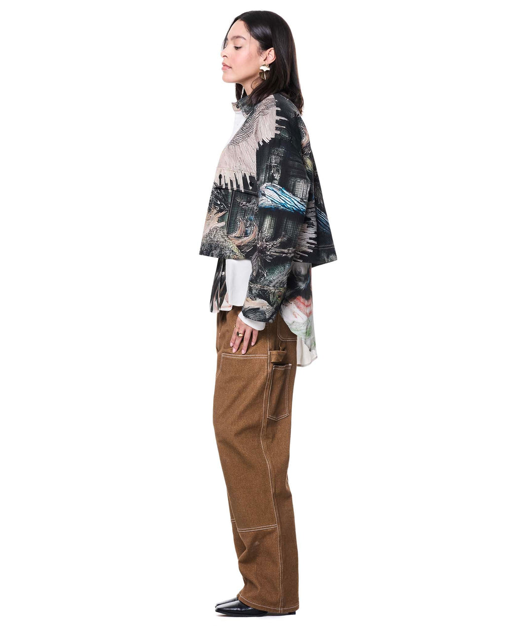 Mia Jacket | Paper Collage