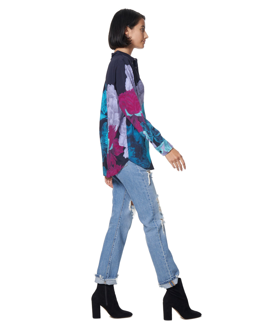 Zoe Shirt | Ocean Iris