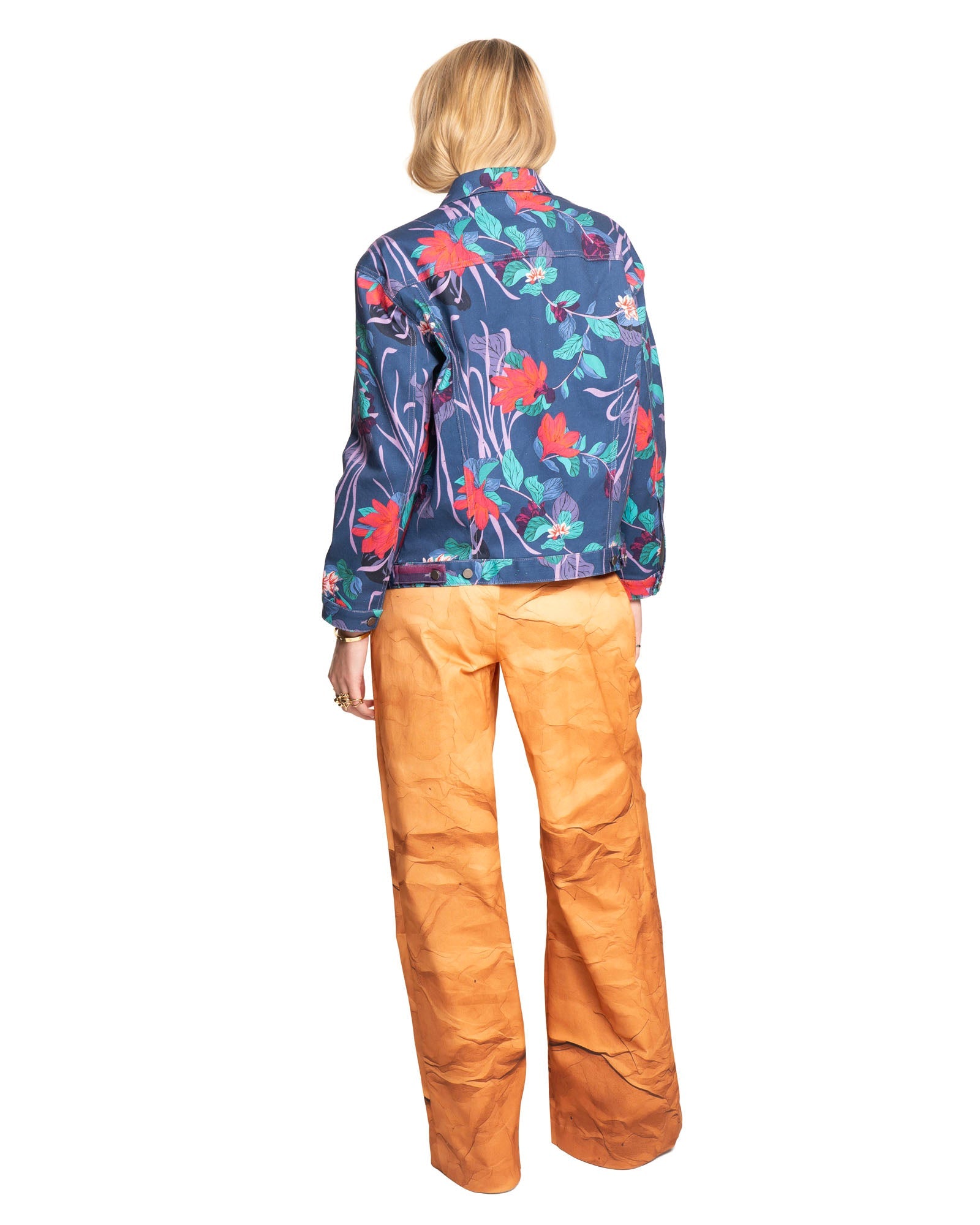 Olivia Jean Jacket | Purple Beach Florals