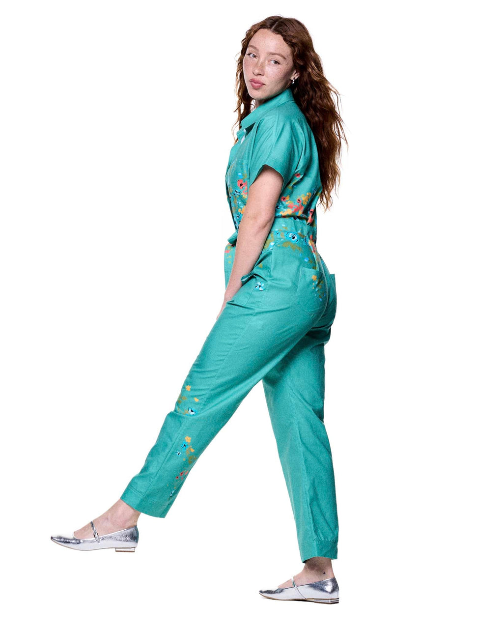 Dottie Jumpsuit | Jade Morning Blooms