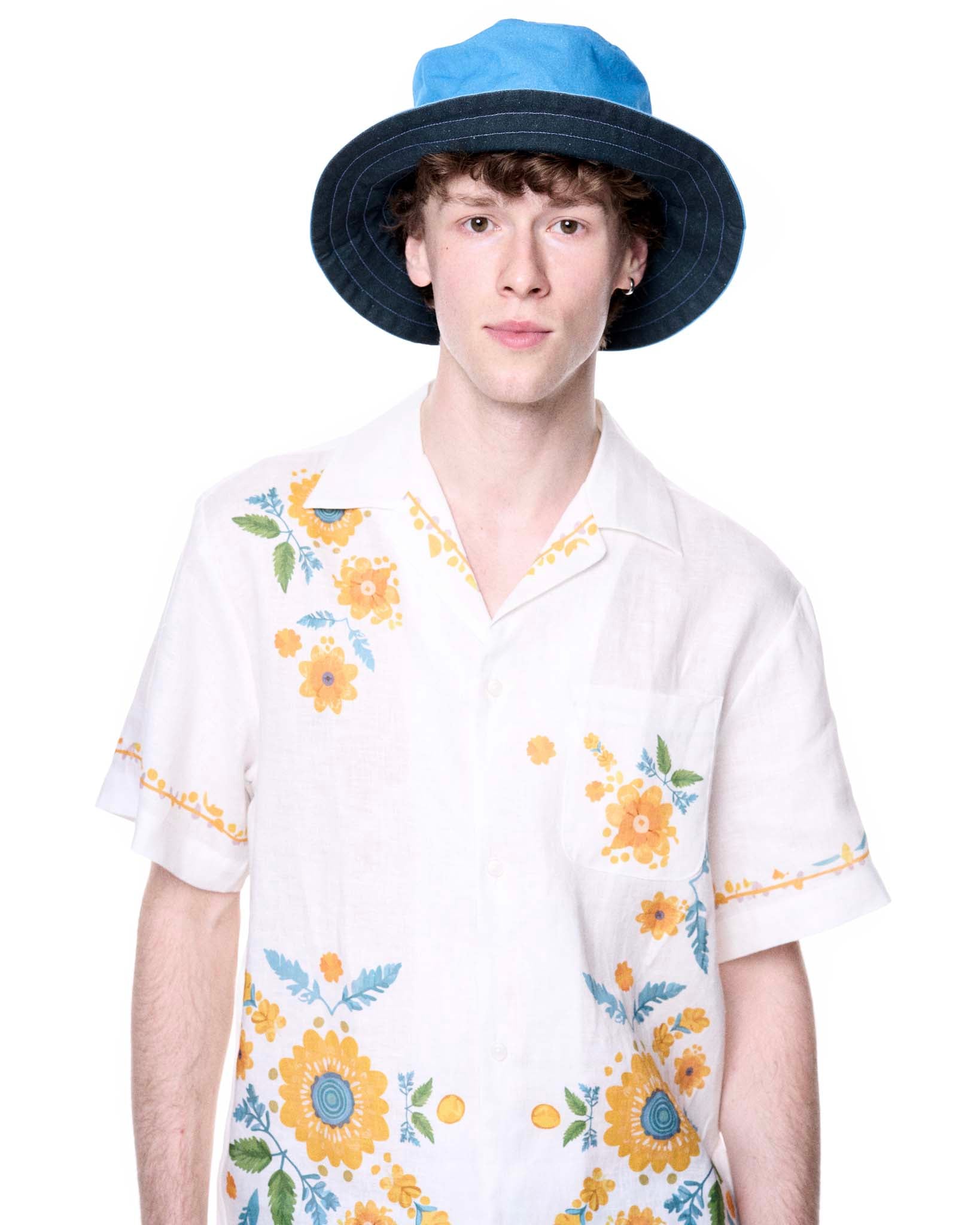 Daniel Camp Shirt | White Sunflower