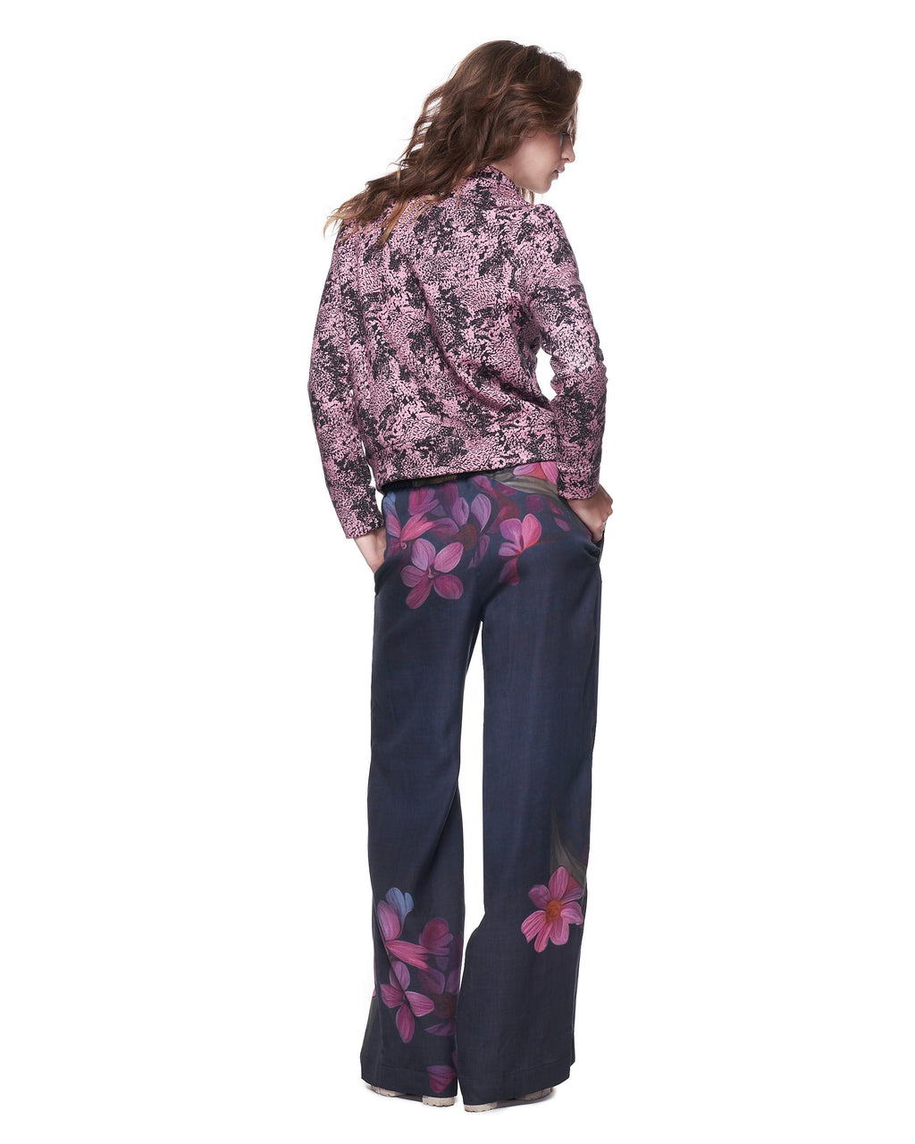 Billie Pant | Merlot Blooms