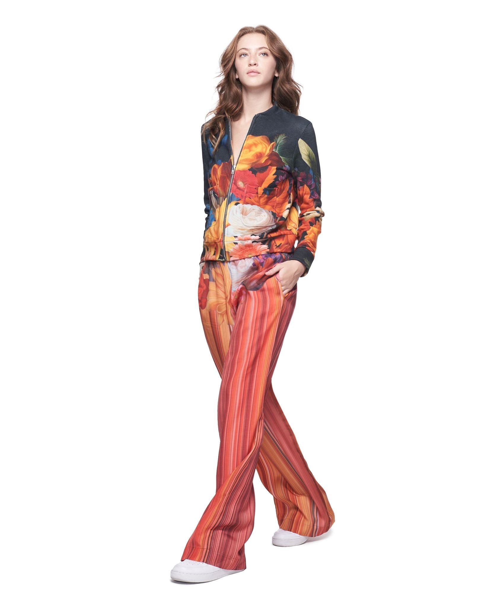 Bomber Cardigan | Spring Bouquet