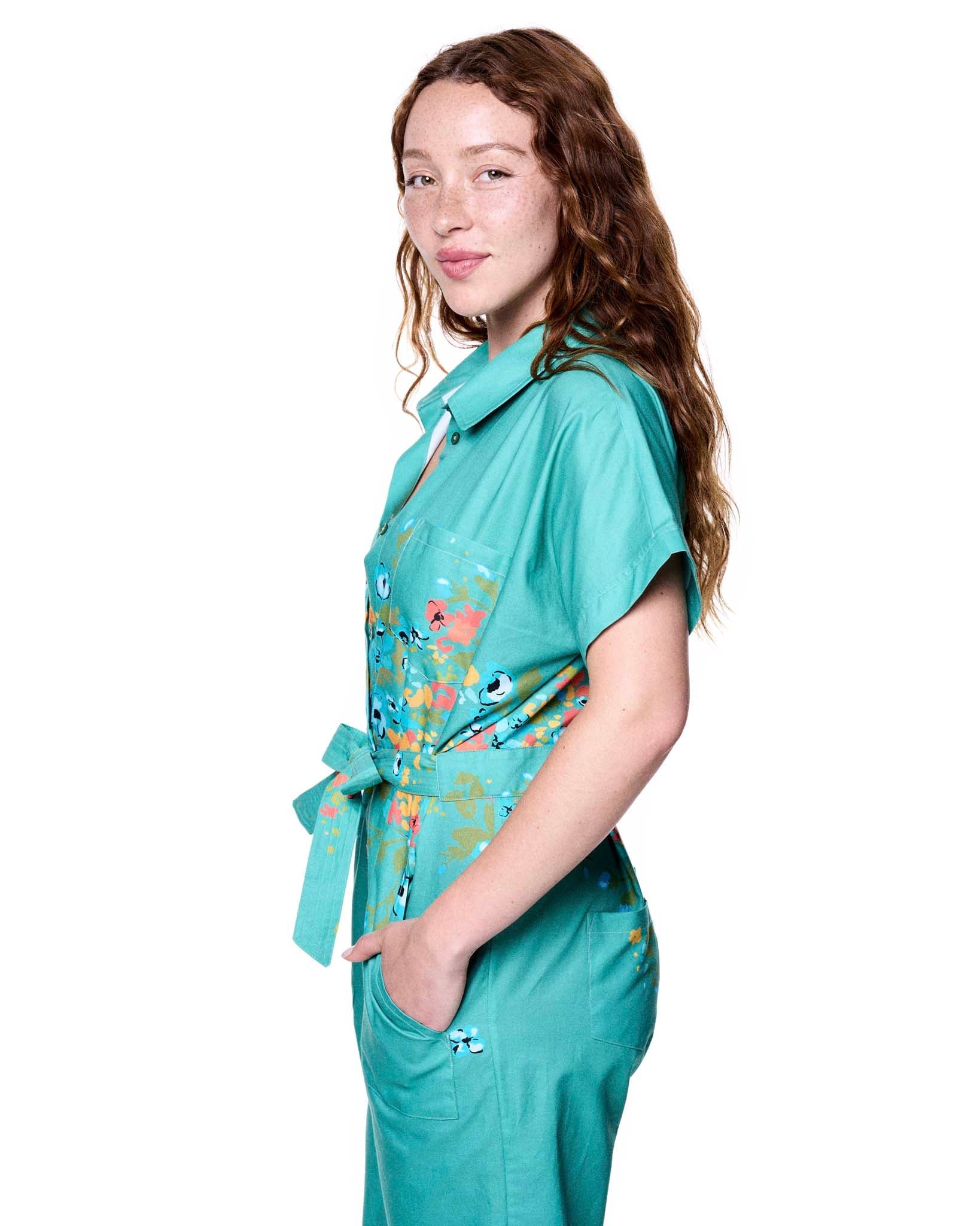 Dottie Jumpsuit | Jade Morning Blooms