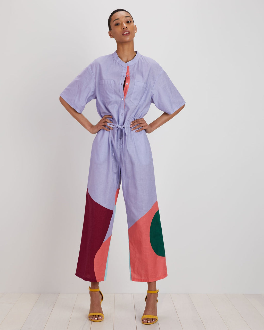 Issa Jumpsuit | Lilac Cut Paper