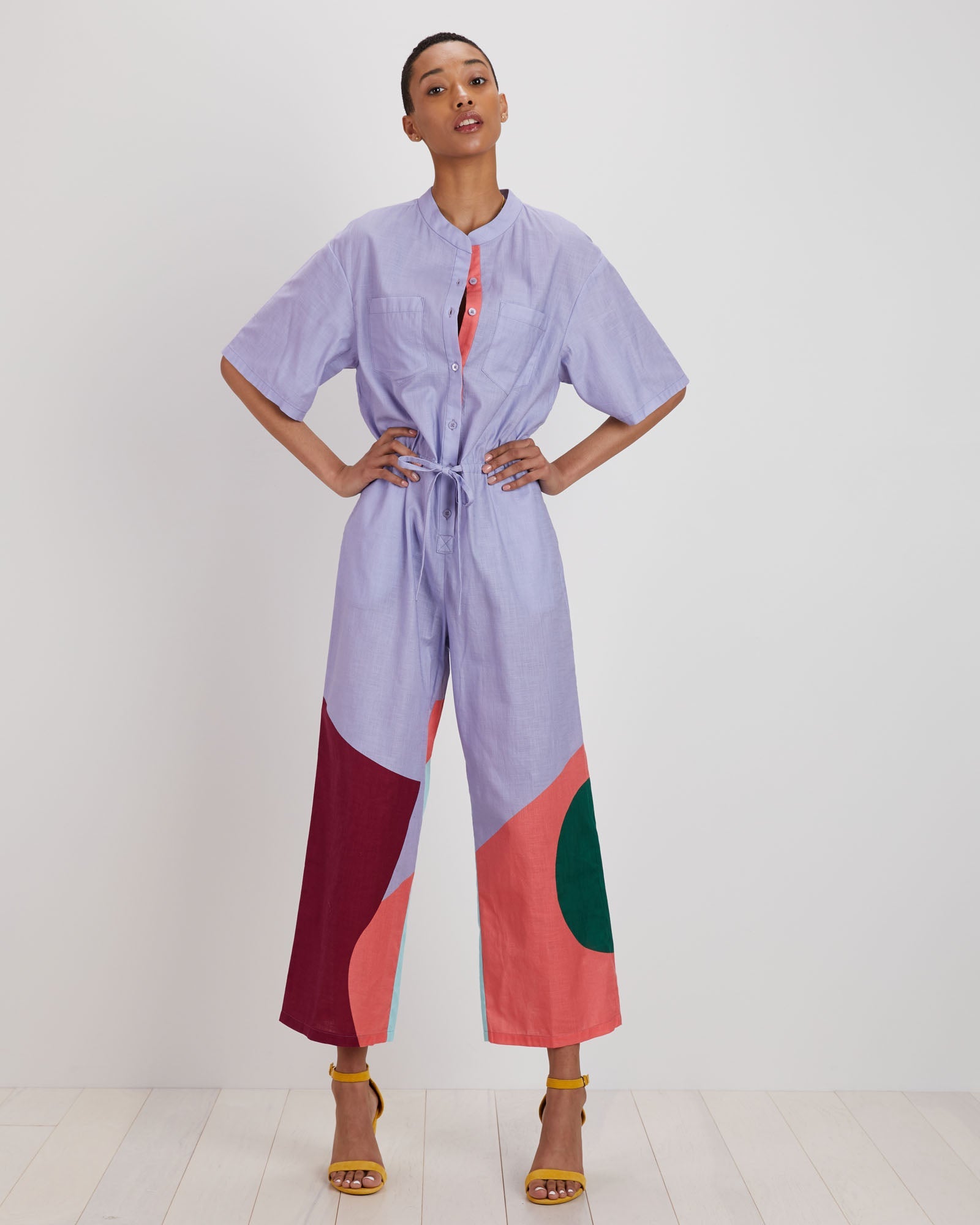 Issa Jumpsuit | Lilac Cut Paper