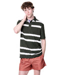 Kieran Polo | Green Camp Stripe