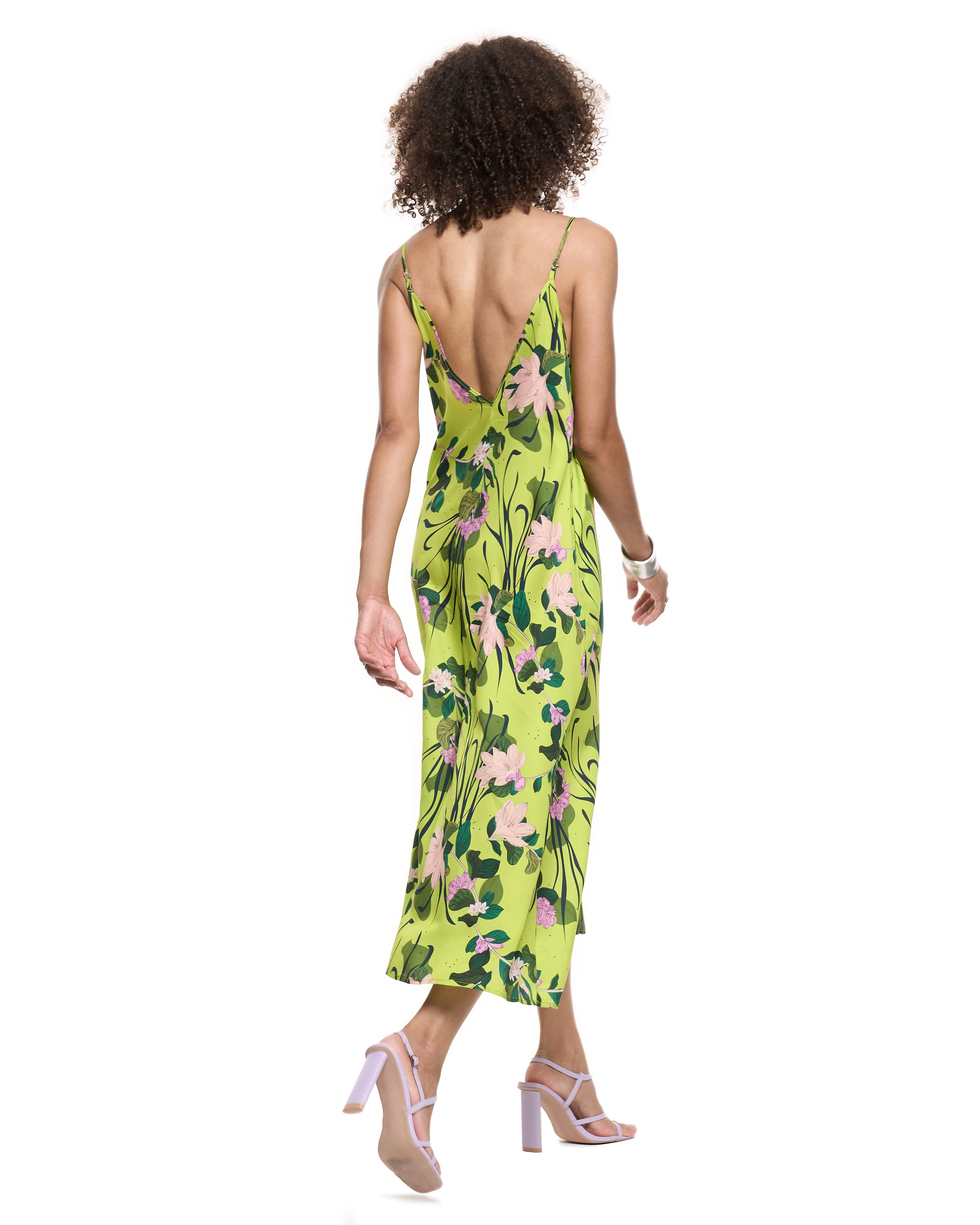Anna Jumpsuit | Lime Beach Floral
