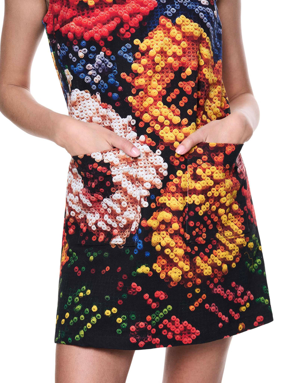 Claudia Dress | Floral Perler Beads