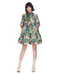 Jojo Dress | Green Aspergillus