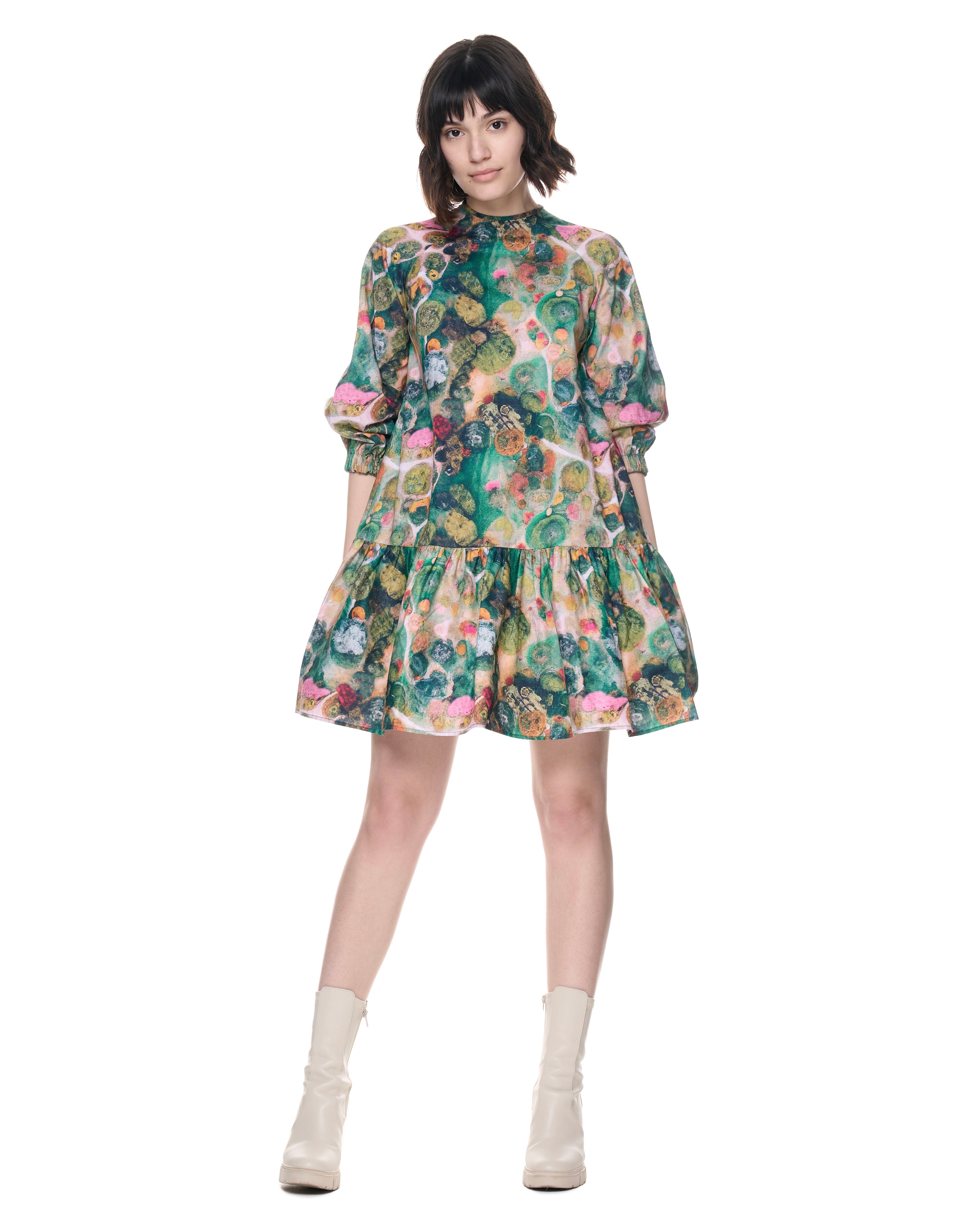 Jojo Dress | Green Aspergillus