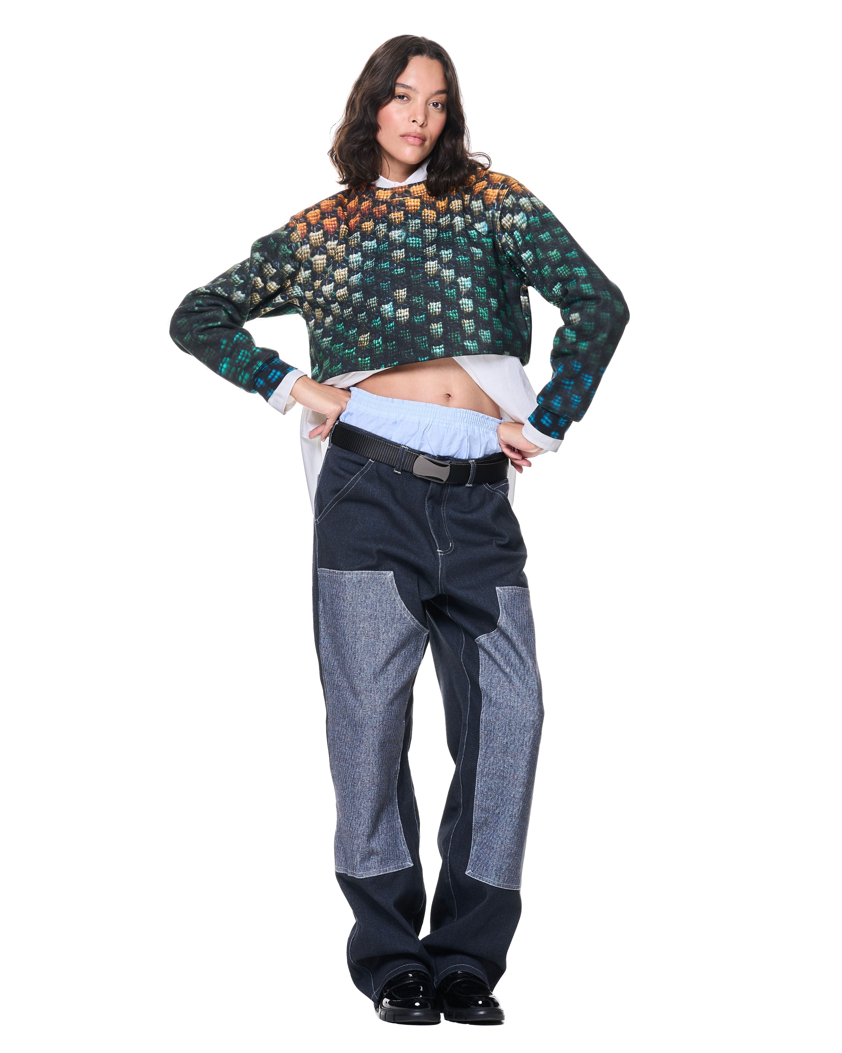 Utility Pant | Speckled Indigo