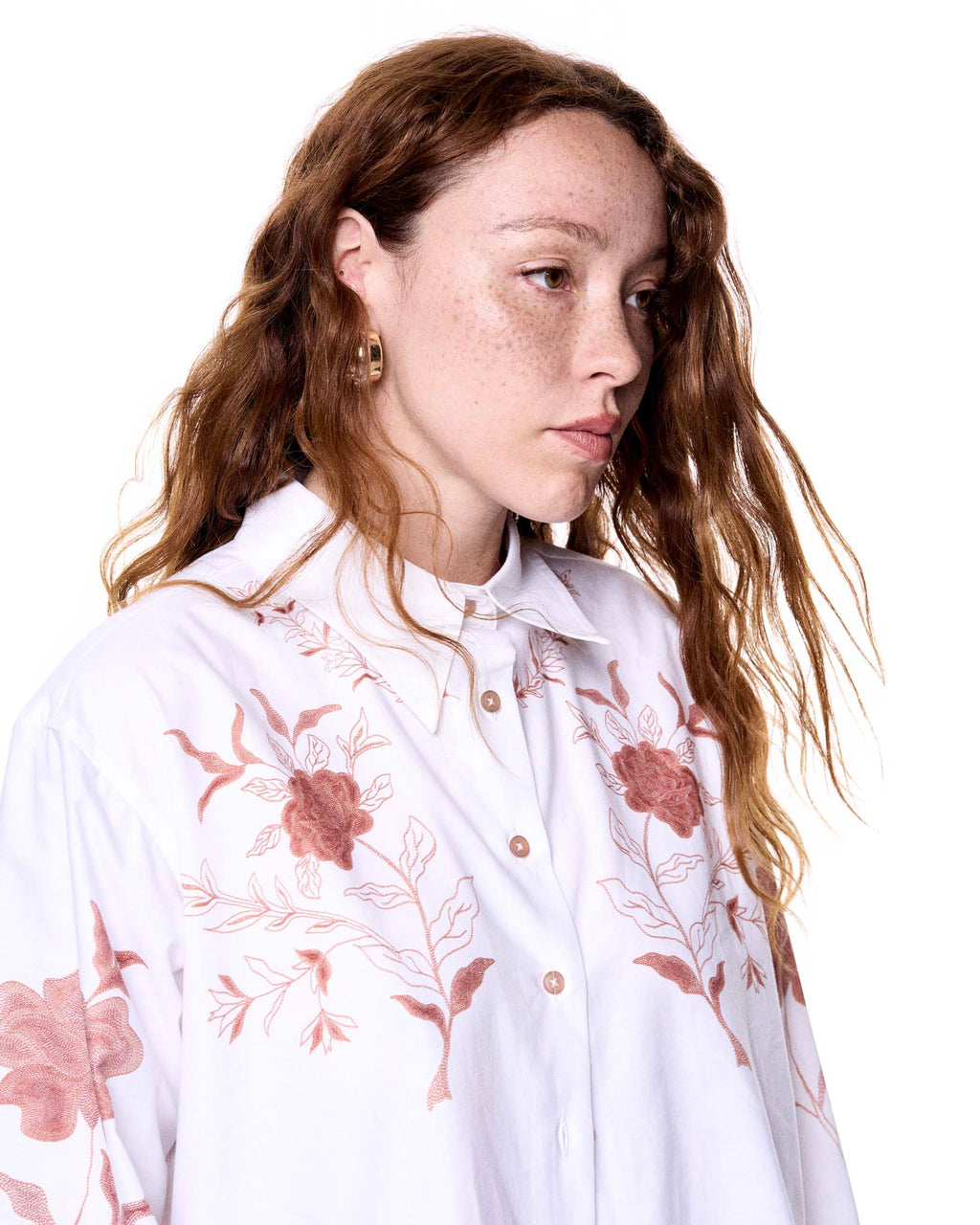 Annie Shirt | Brass Stitch Florals