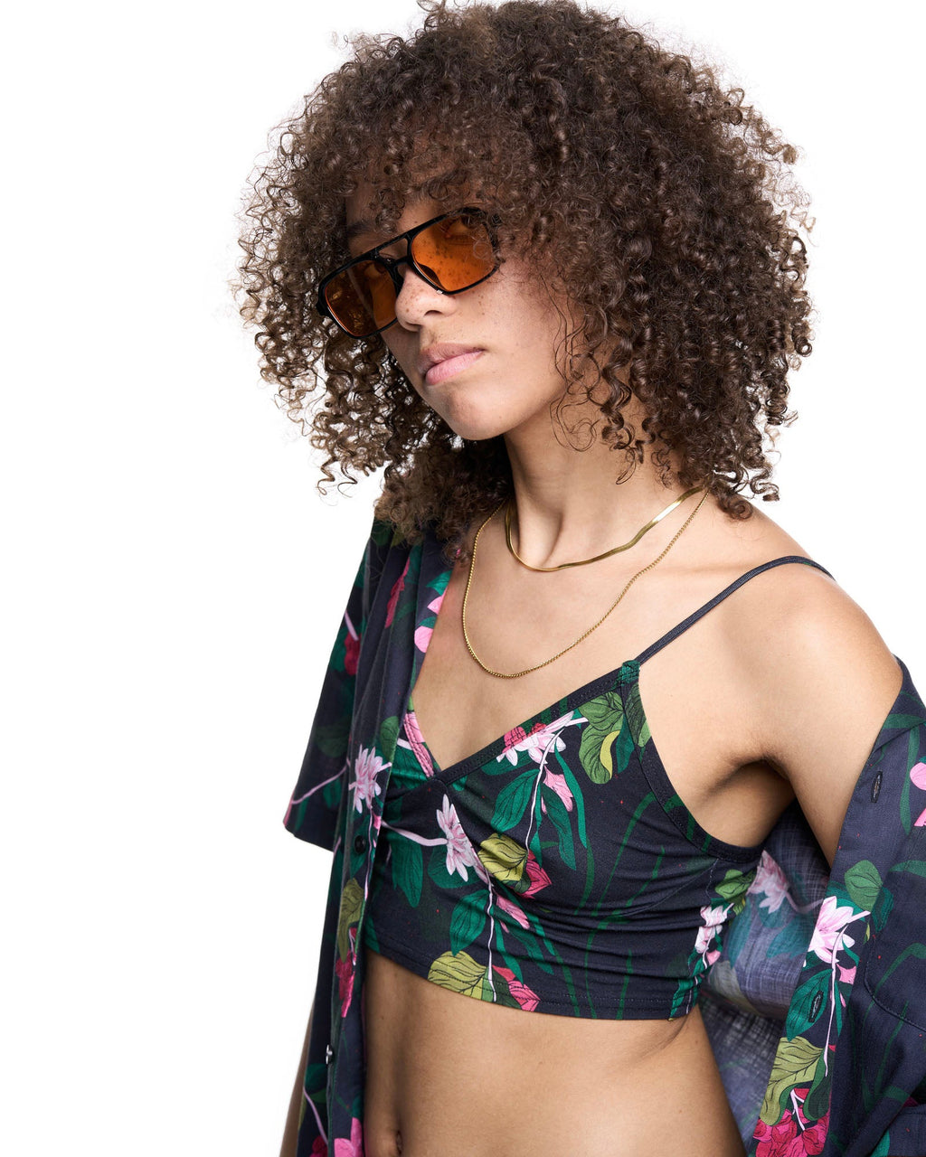 Bralette | Black Beach Florals