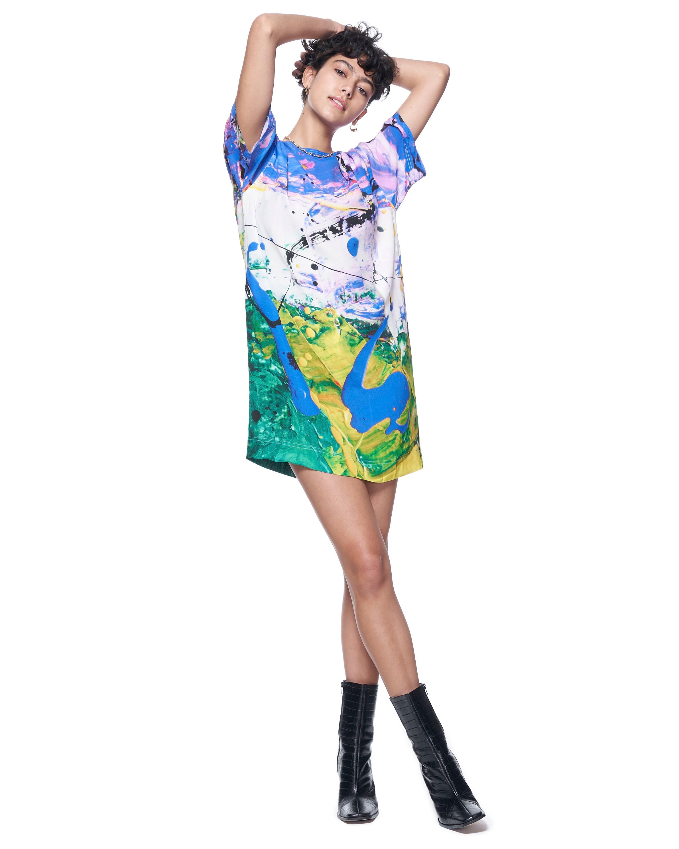 Maya Dress | Abstract Jewel