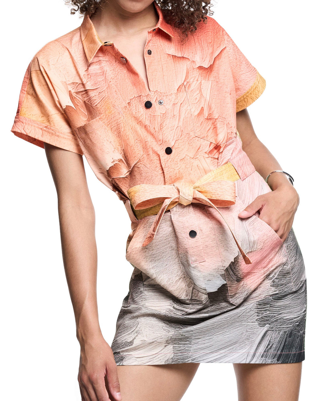 SS Dottie Cargo Dress | Acrylic Sherbert