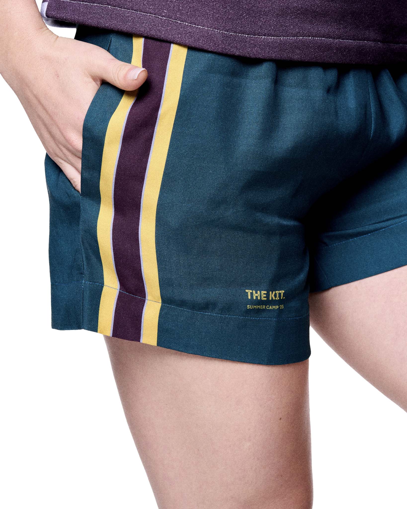 Billie Short | Forest Sport Stripe
