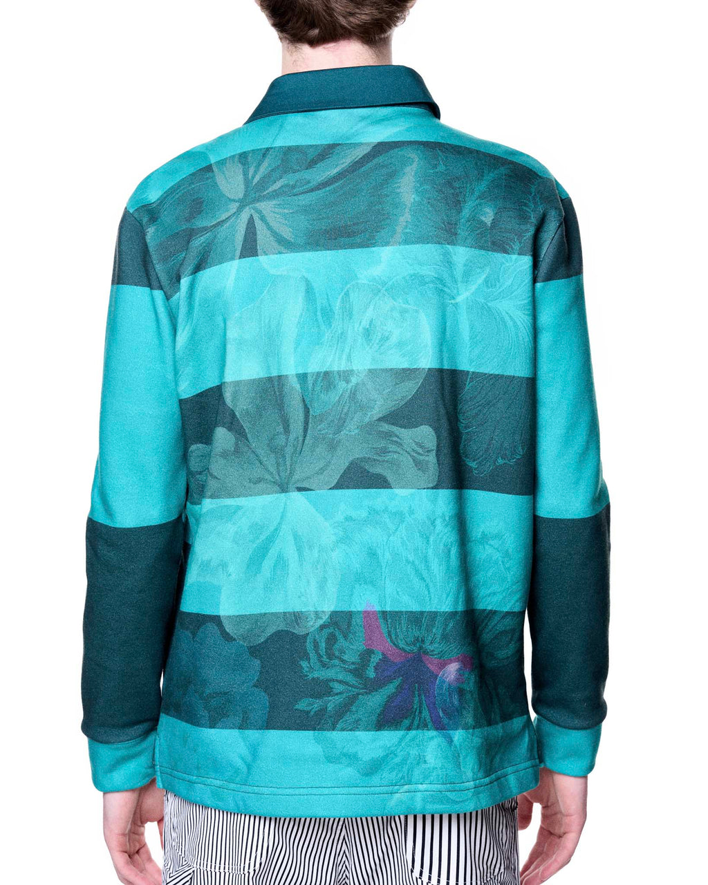 Kieran Rugby | Teal Rugby Stripe