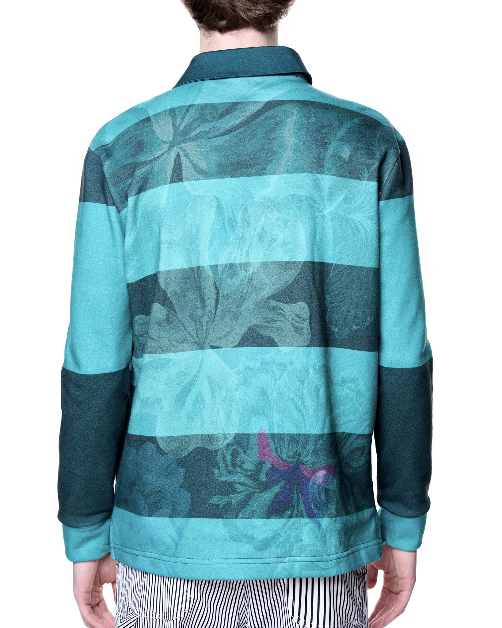 Kieran Rugby | Teal Rugby Stripe