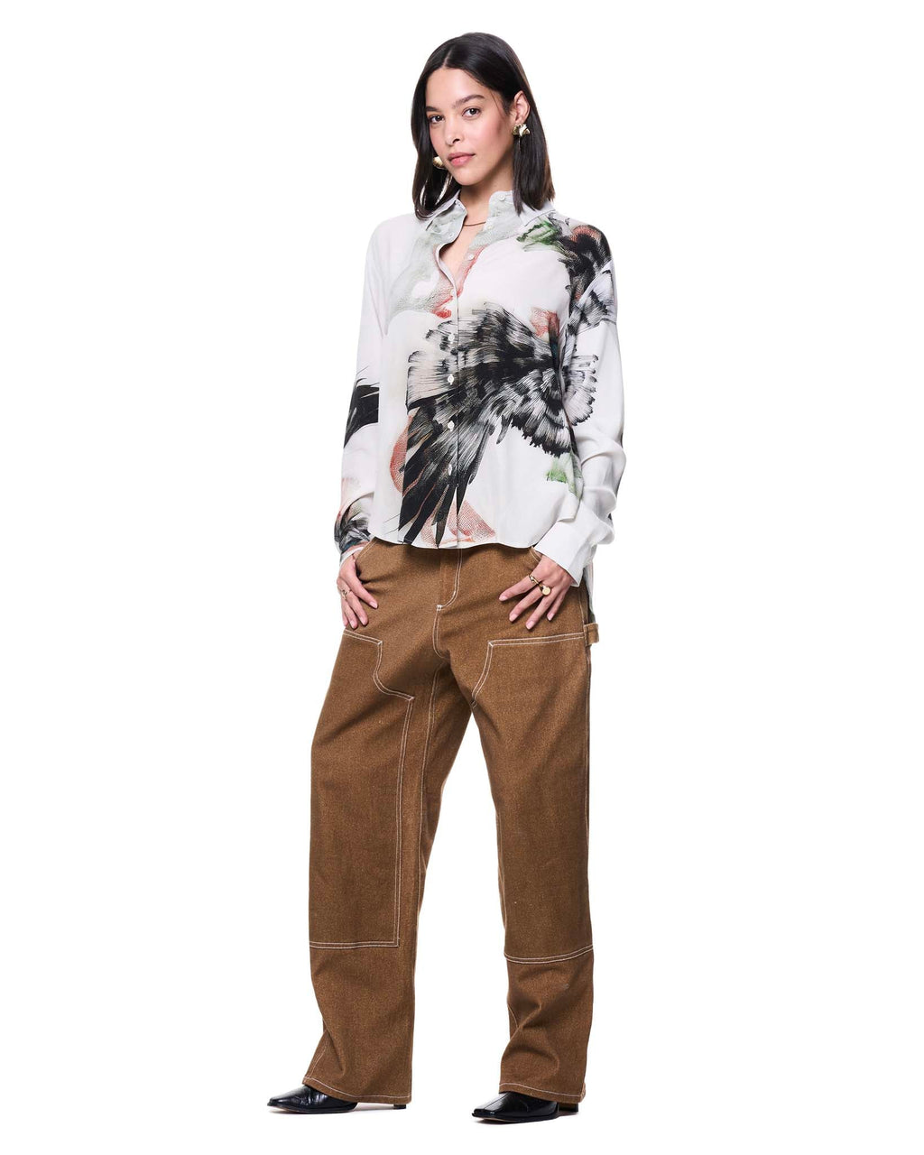 Annie Shirt | Paper Collage