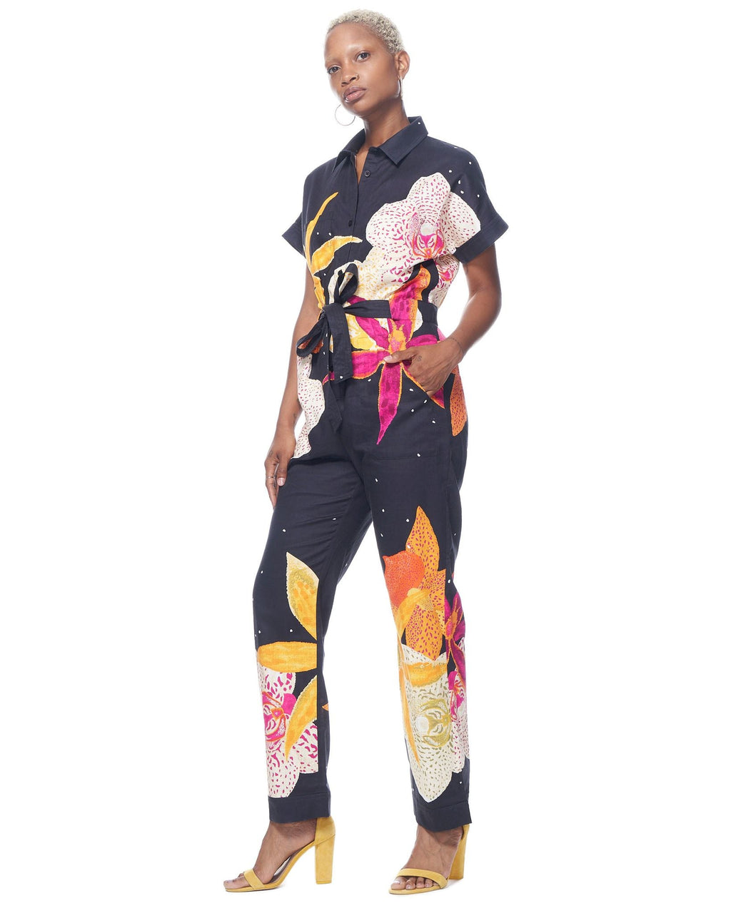 Dottie Jumpsuit | Bali Orchids