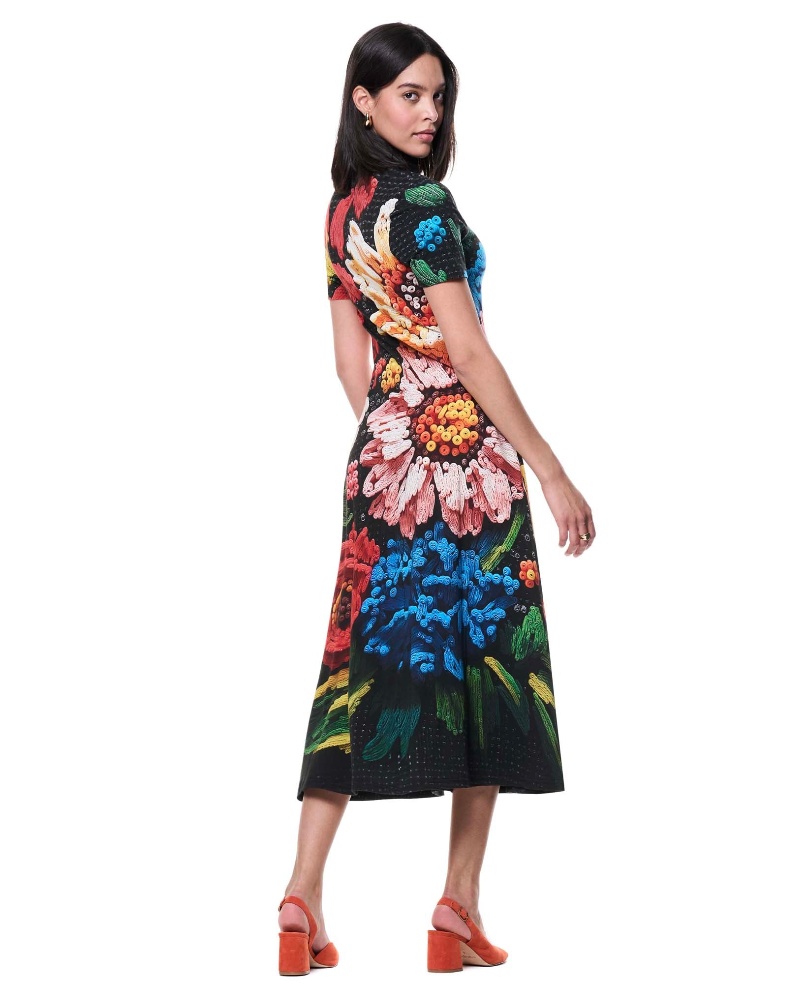 Lola Dress | Floral Perler Beads