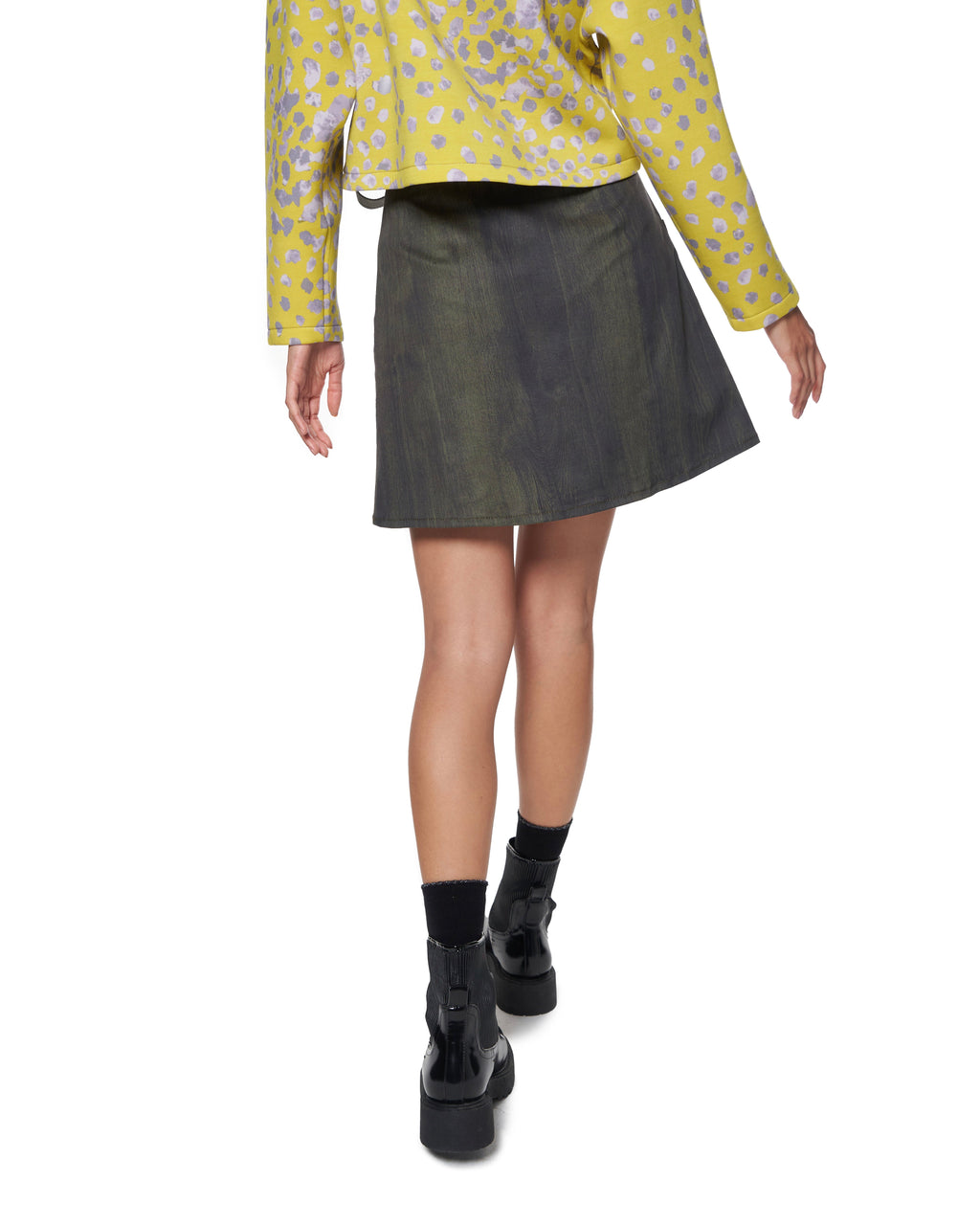 Cargo Skirt | Olive Grain