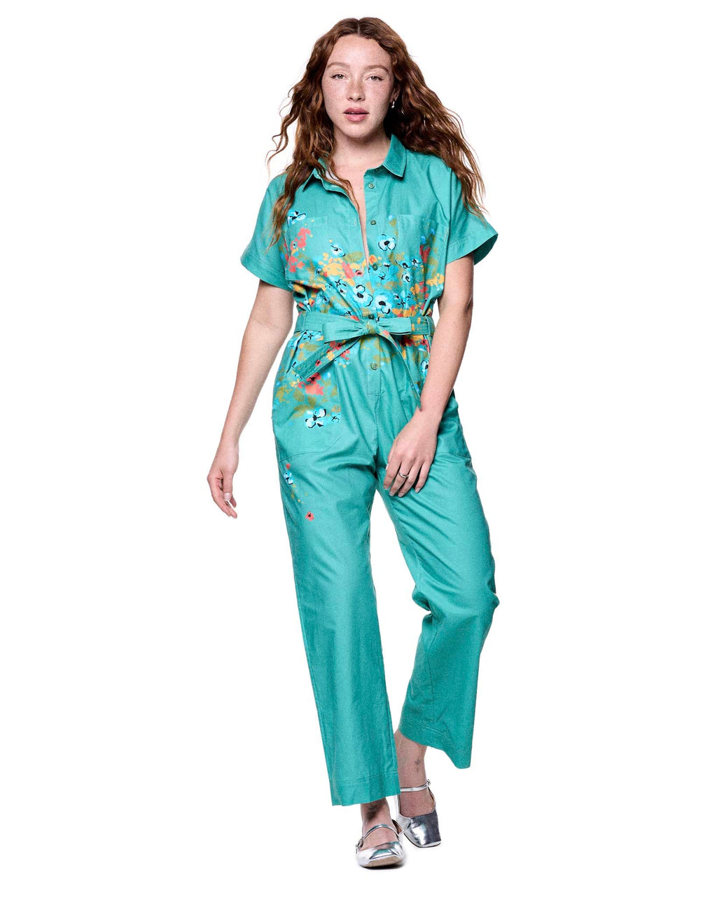Dottie Jumpsuit | Jade Morning Blooms